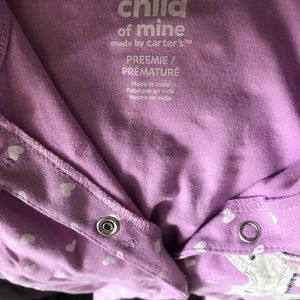 Preemie one piece outfit